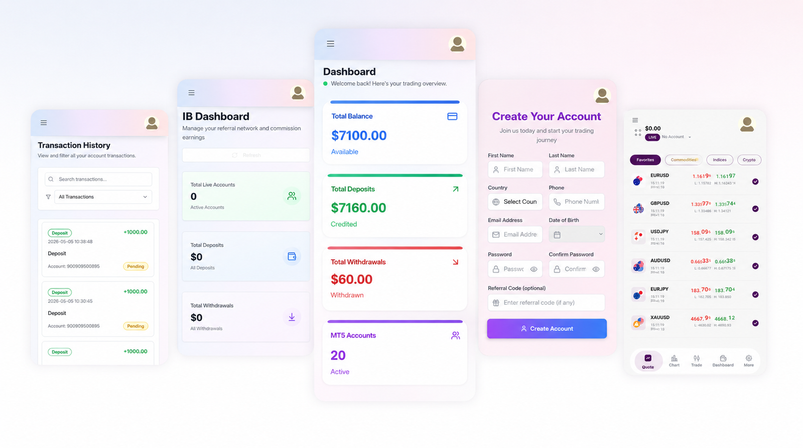 Mobile app preview